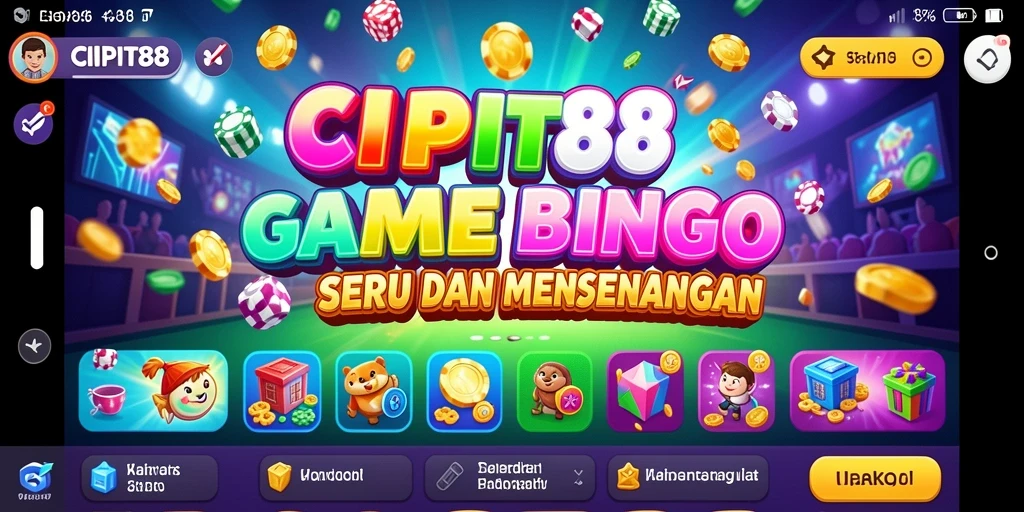 Tampilan gameplay seru dari CIPIT88 Bingo yang menarik.