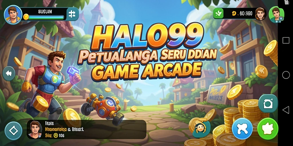 Screenshot menunjukkan aksi seru dalam gameplay HALO99.