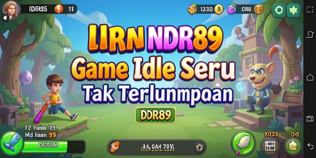 Screenshot gameplay IDR89 menampilkan berbagai karakter yang sedang mengumpulkan sumber daya.