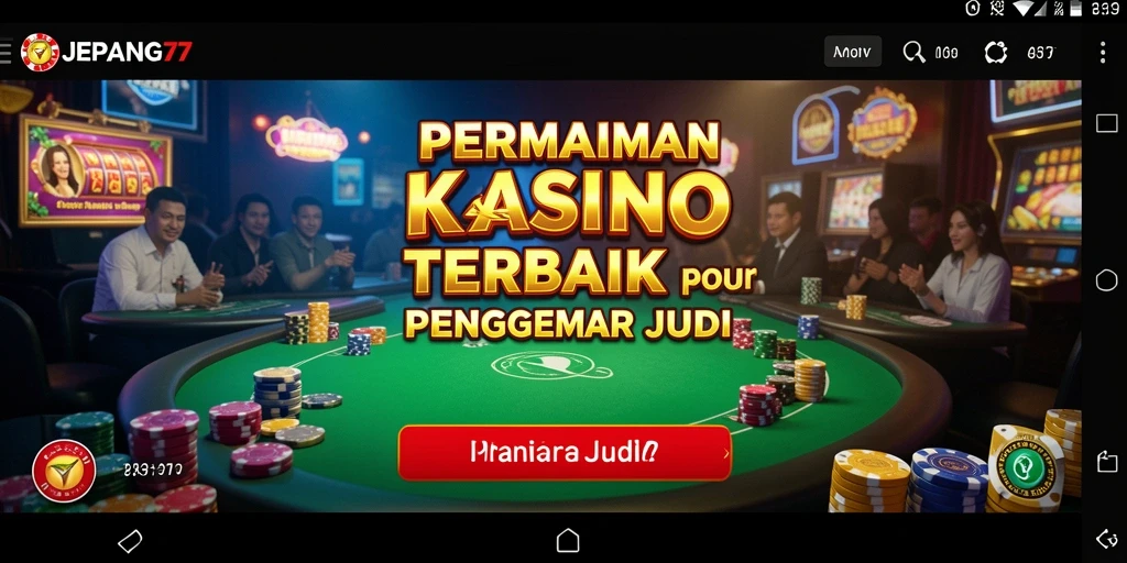 Tampilan gameplay JEPANG77 dengan grafis berkualitas tinggi.