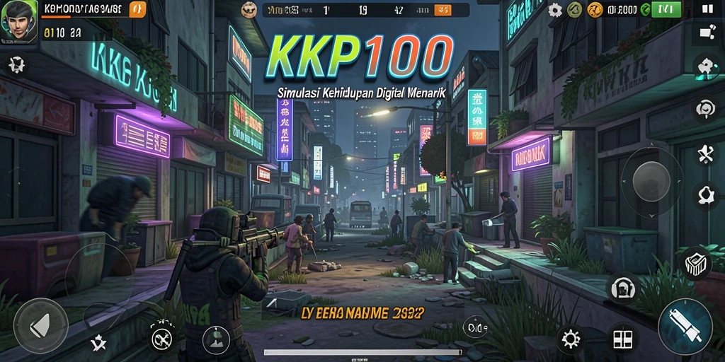Tampilan gameplay KPK100 yang menarik dengan interaksi karakter yang dinamis.