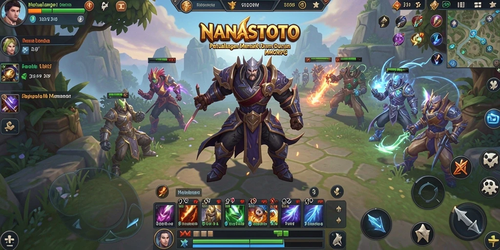 Tampilan gameplay menarik dari NANASTOTO dengan aksi seru MMORPG.