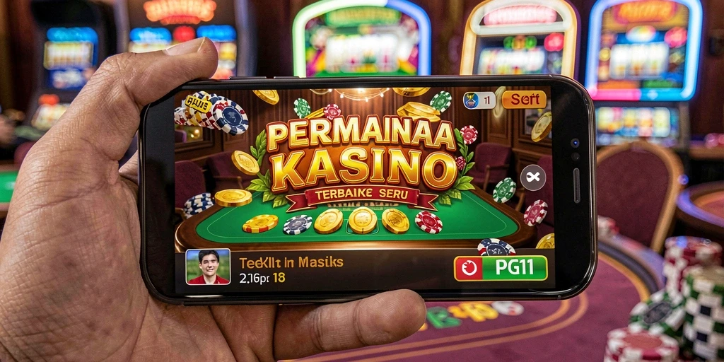 Screenshot PG11 menampilkan gameplay kasino yang mendebarkan dan interaktif.
