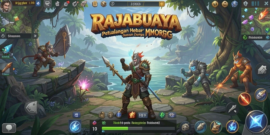 Tampilan gameplay RAJABUAYA yang seru dan mendebarkan.