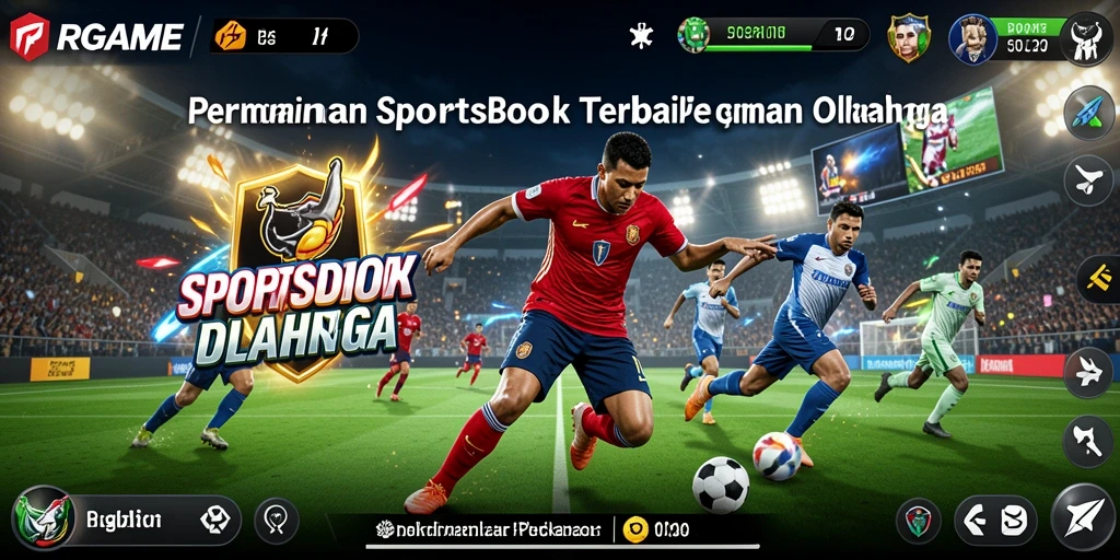 Tampilan gameplay RPGAME yang mengasyikkan dengan taruhan olahraga langsung.
