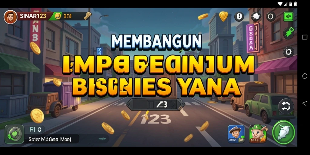 Screenshot gameplay SINAR123 menampilkan keseruan membangun bisnis.