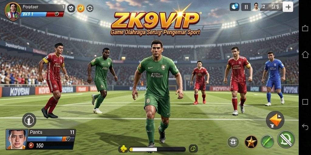 Tampilan menarik dari gameplay ZK9VIP yang penuh aksi olahraga.